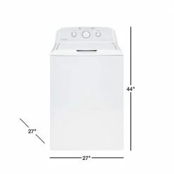 Best deal ✨ Hotpoint 3.8 cu. ft. White Top Load Washer with Agitator 👏 -Appliance Parts Store white hotpoint agitator washers htw240askws de 1000