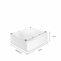 Promo 🥰 Laundry 123 10 in. White Laundry Pedestal 🤩 9 Promo 🥰 Laundry 123 10 in. White Laundry Pedestal 🤩 -Appliance Parts Store white laundry 123 washer and dryer pedestals xhp1000xw 4f 1000