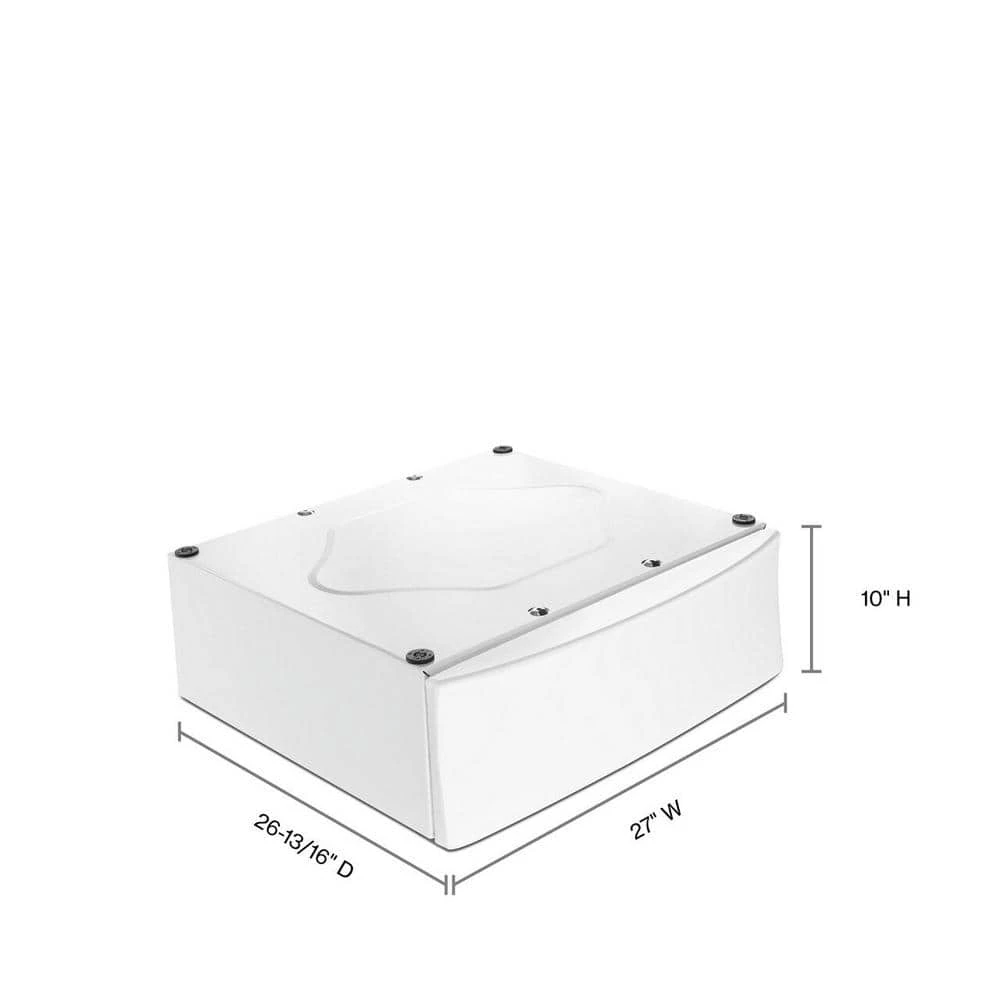 Promo 🥰 Laundry 123 10 in. White Laundry Pedestal 🤩 6 Promo 🥰 Laundry 123 10 in. White Laundry Pedestal 🤩 - Image 4