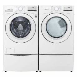 Buy 🛒 LG Electronics 27 in. Laundry Pedestal with Storage Drawer for Washers and Dryers in White 😉 -Appliance Parts Store white lg electronics washer and dryer pedestals wdp4w 1f 1000