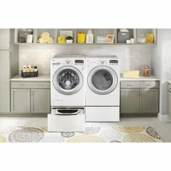 Buy 🛒 LG Electronics 27 in. Laundry Pedestal with Storage Drawer for Washers and Dryers in White 😉 -Appliance Parts Store white lg electronics washer and dryer pedestals wdp4w 40 1000