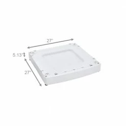 Deals 🥰 LG Electronics 27 in. ADA Compliant Laundry Pedestal Riser in White ⭐ -Appliance Parts Store white lg electronics washer and dryer pedestals wdps1w 40 1000
