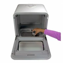 Best Pirce 😀 Magic Chef Mini Countertop Dishwasher in White with 3-Place Setting Capacity 🎉 -Appliance Parts Store white magic chef countertop dishwashers mcscd3w 66 1000