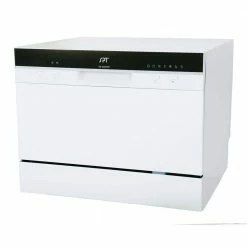 Best Pirce ⭐ SPT 21 in. White LED Portable Countertop 120-Volt Dishwasher with 7 Cycles with 6 Place Settings Capacity ⌛ -Appliance Parts Store white spt countertop dishwashers sd 2224dwa c3 1000