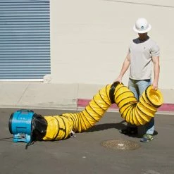 Best Sale 🎁 XPOWER 25 ft. x 12 in. Dia PVC Duct Hose 🔥 -Appliance Parts Store xpower portable fan parts 12dh25 4f 1000